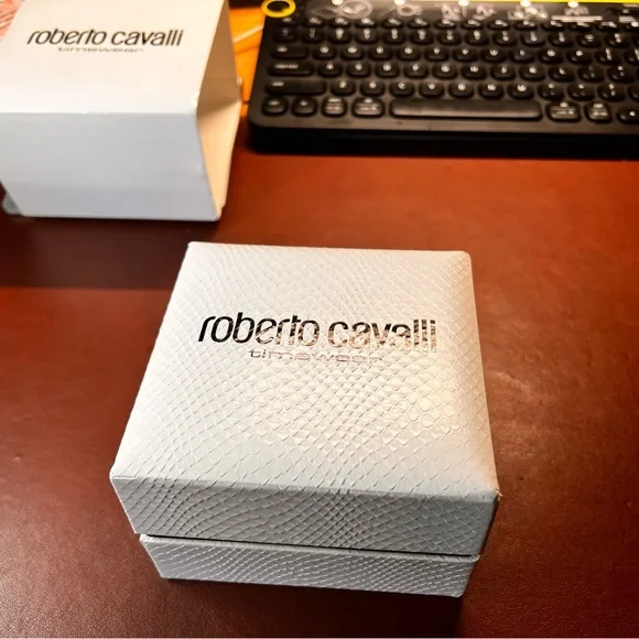 Roberto Cavalli R7251692045 Venom Men'sChronograph Date Crocodile Watch